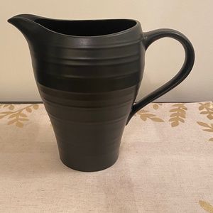 Mikasa Swirl Black Pitcher